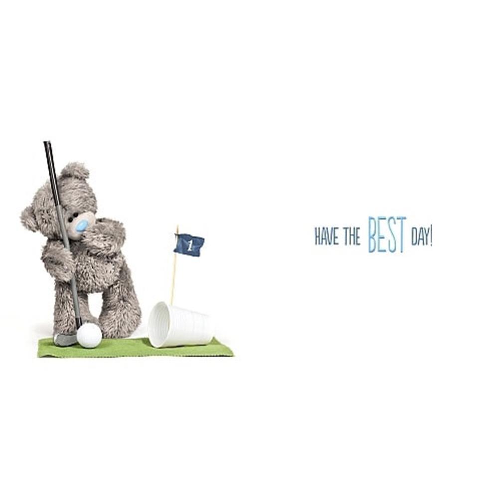 Bear Playing Golf Grandad Me to You Bear Fathers Day Card Extra Image 1